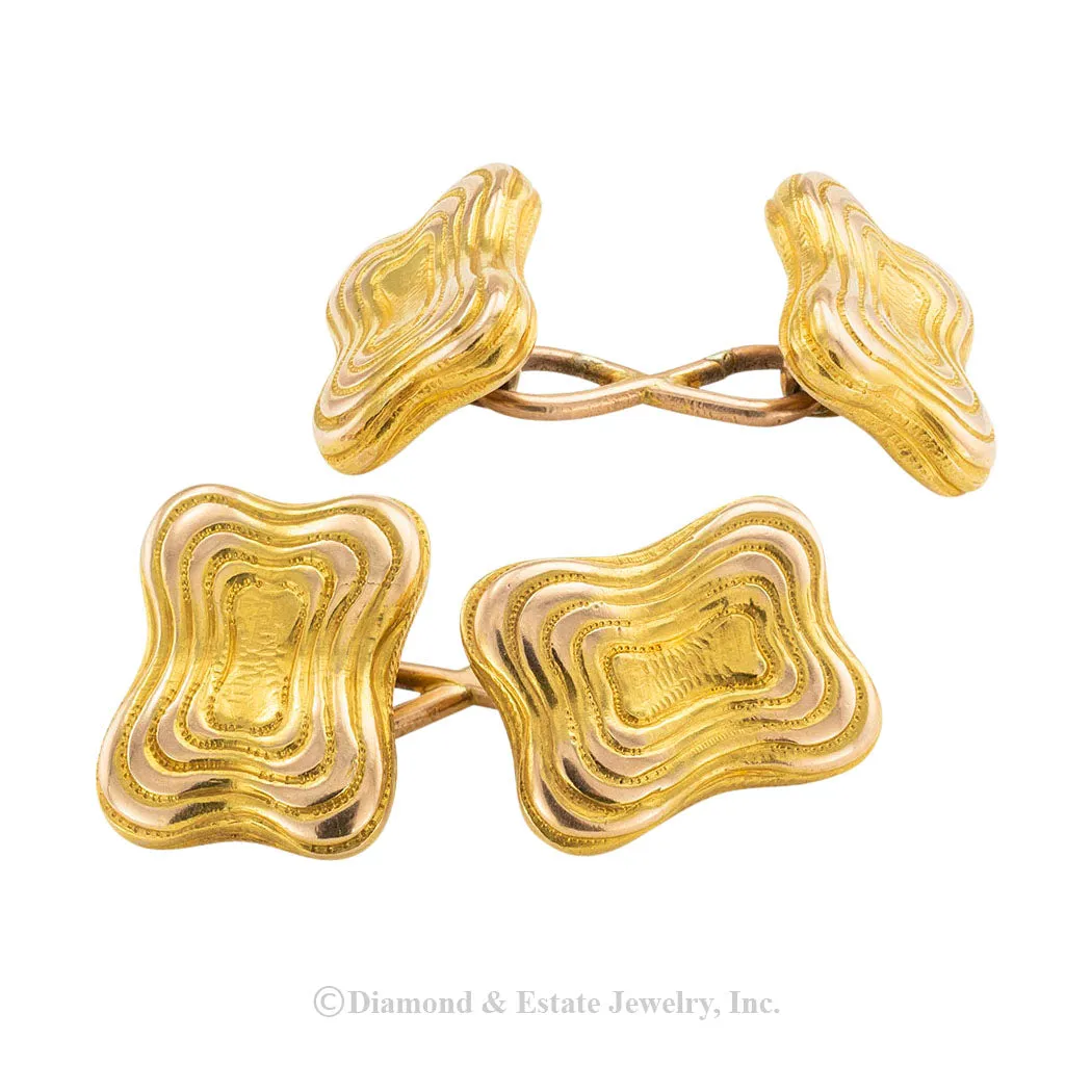 Tiffany & Co Gold Cufflinks