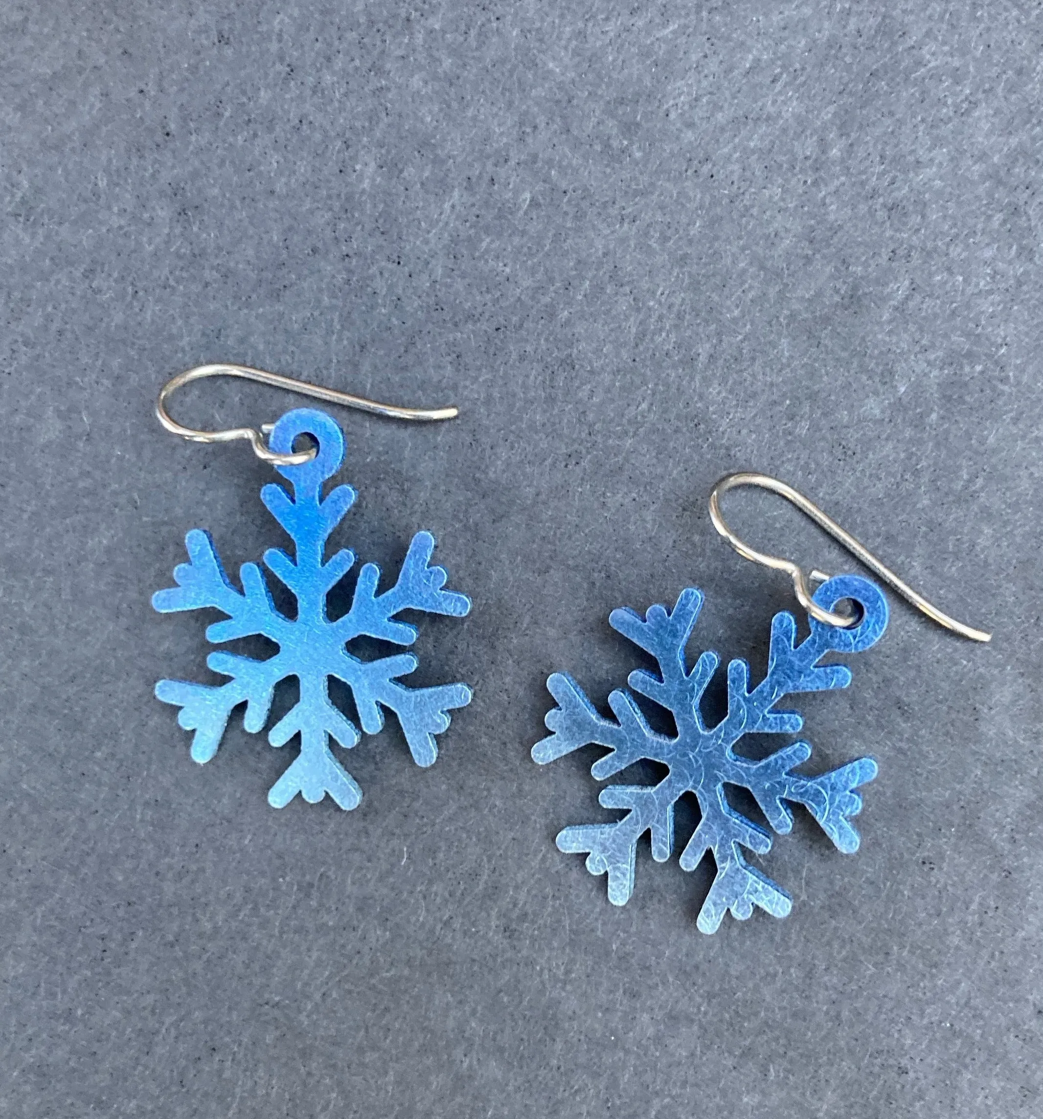 Titanium Holiday Earrings
