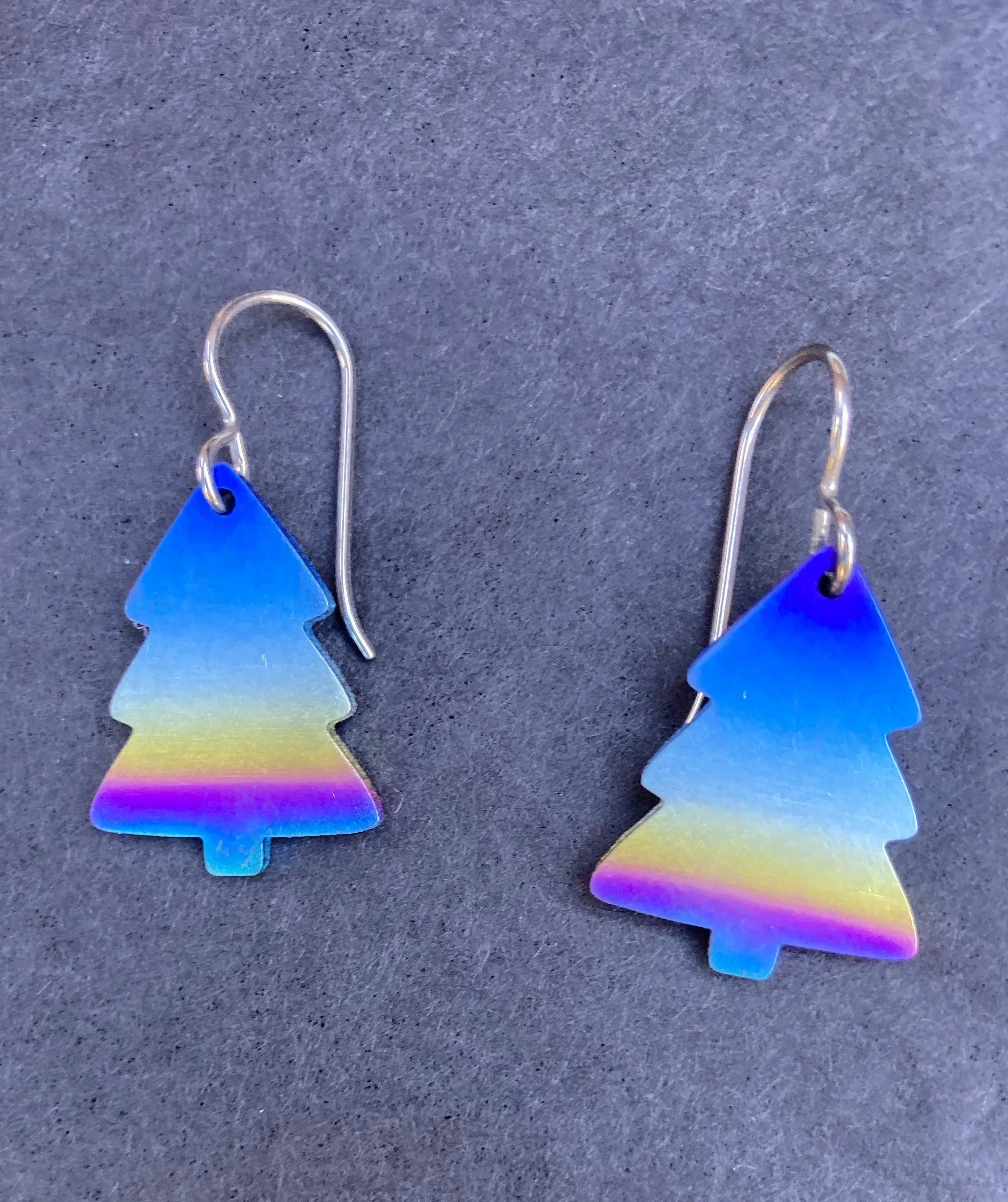 Titanium Holiday Earrings