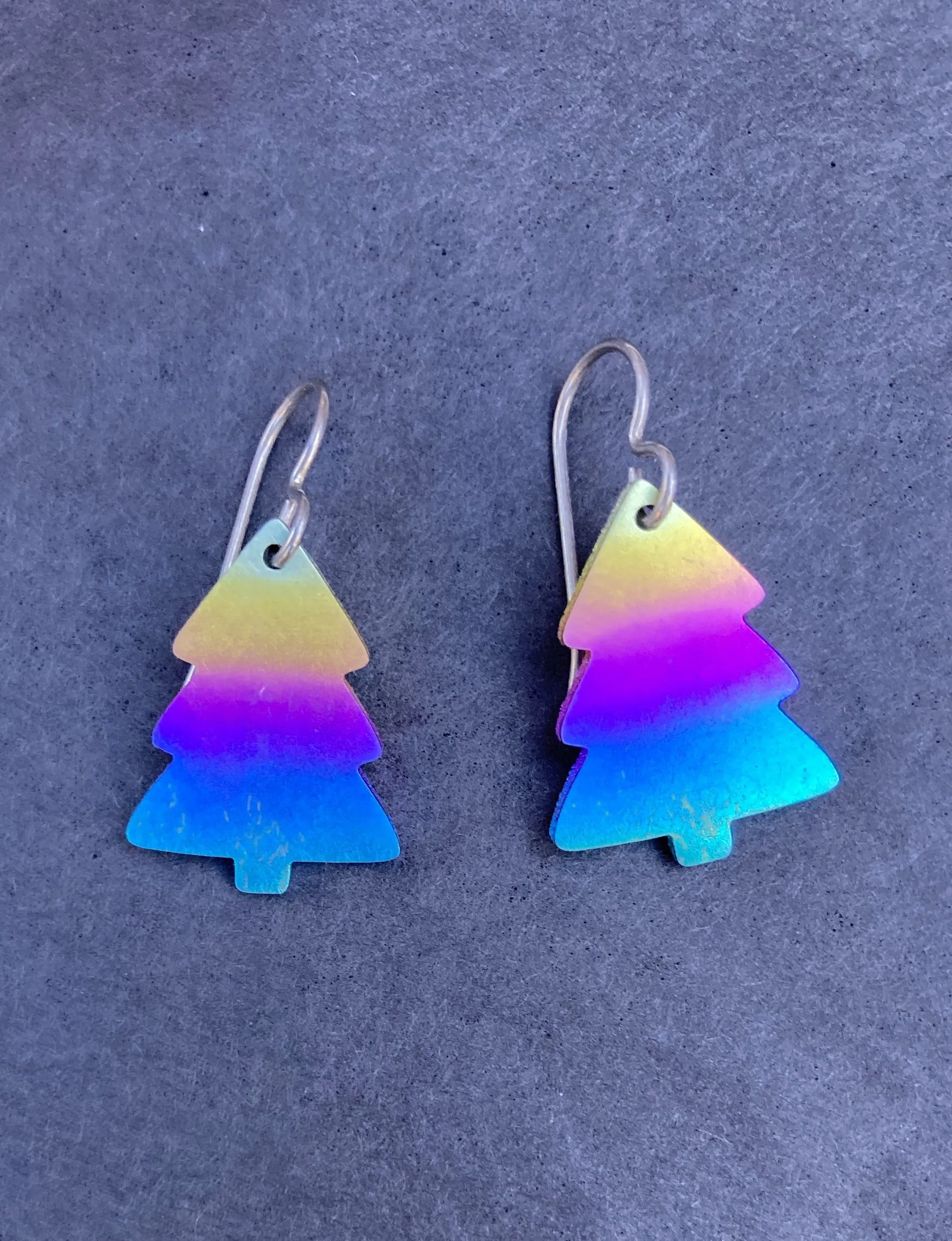 Titanium Holiday Earrings