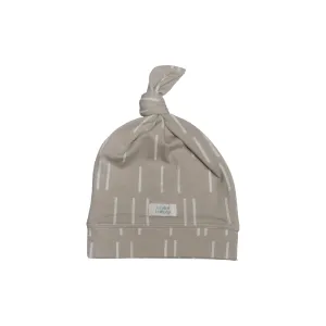 Top Knot Hat - Grey Dash