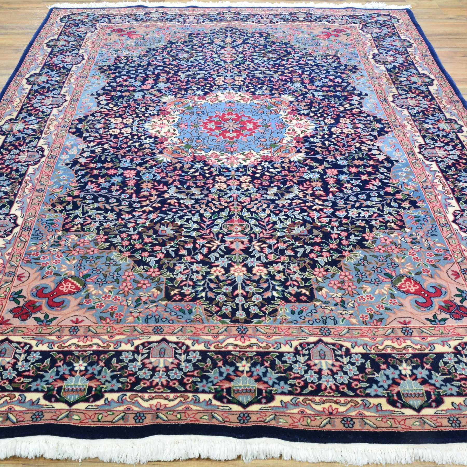 Traditional Hand-Knotted Sino Tabriz Design Handmade Wool Rug (Size 6.0 X 8.9) Cwral-9963