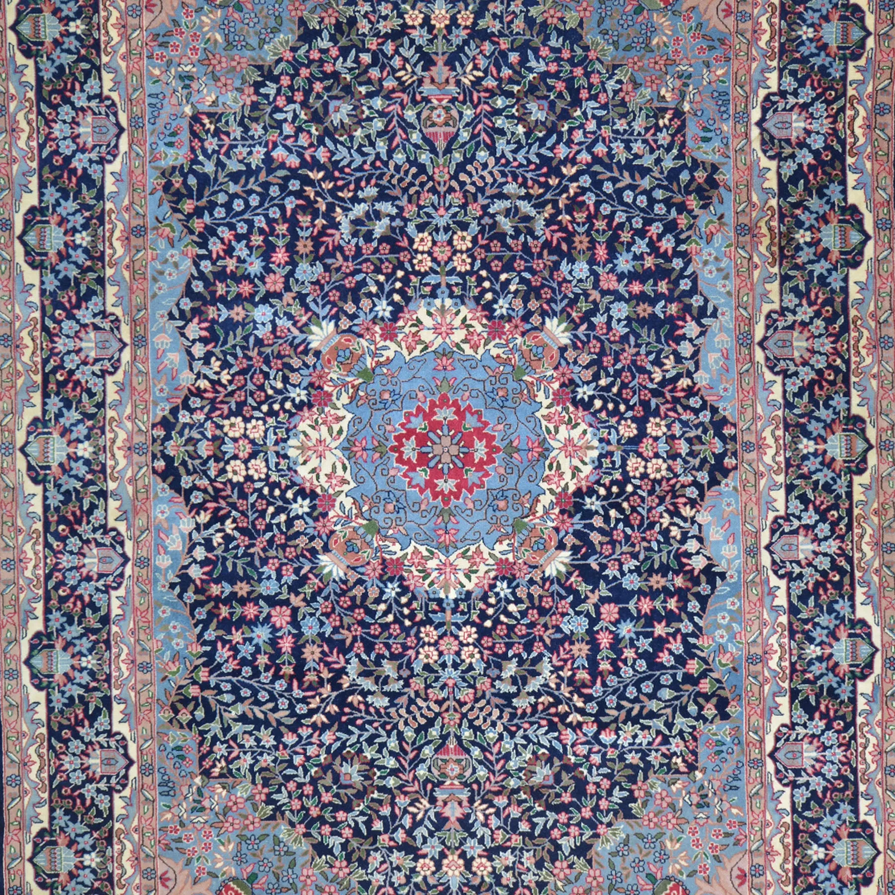 Traditional Hand-Knotted Sino Tabriz Design Handmade Wool Rug (Size 6.0 X 8.9) Cwral-9963