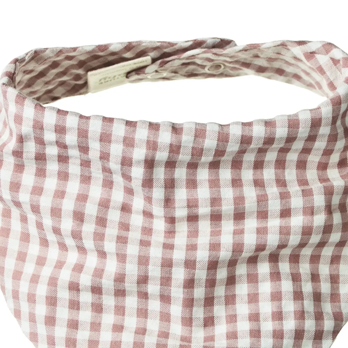 Triangle Bib Woven - Twilight Check