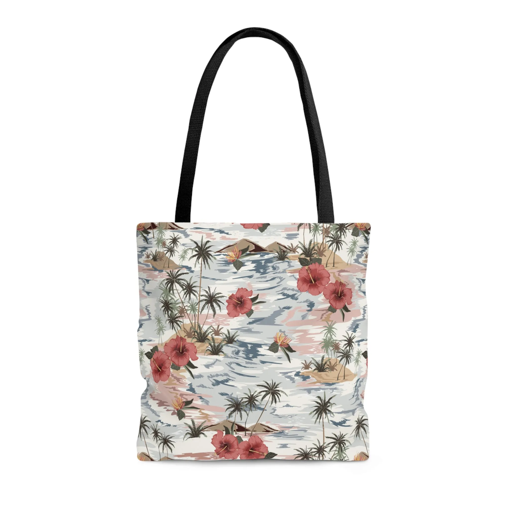 Tropical Print Tote Bag