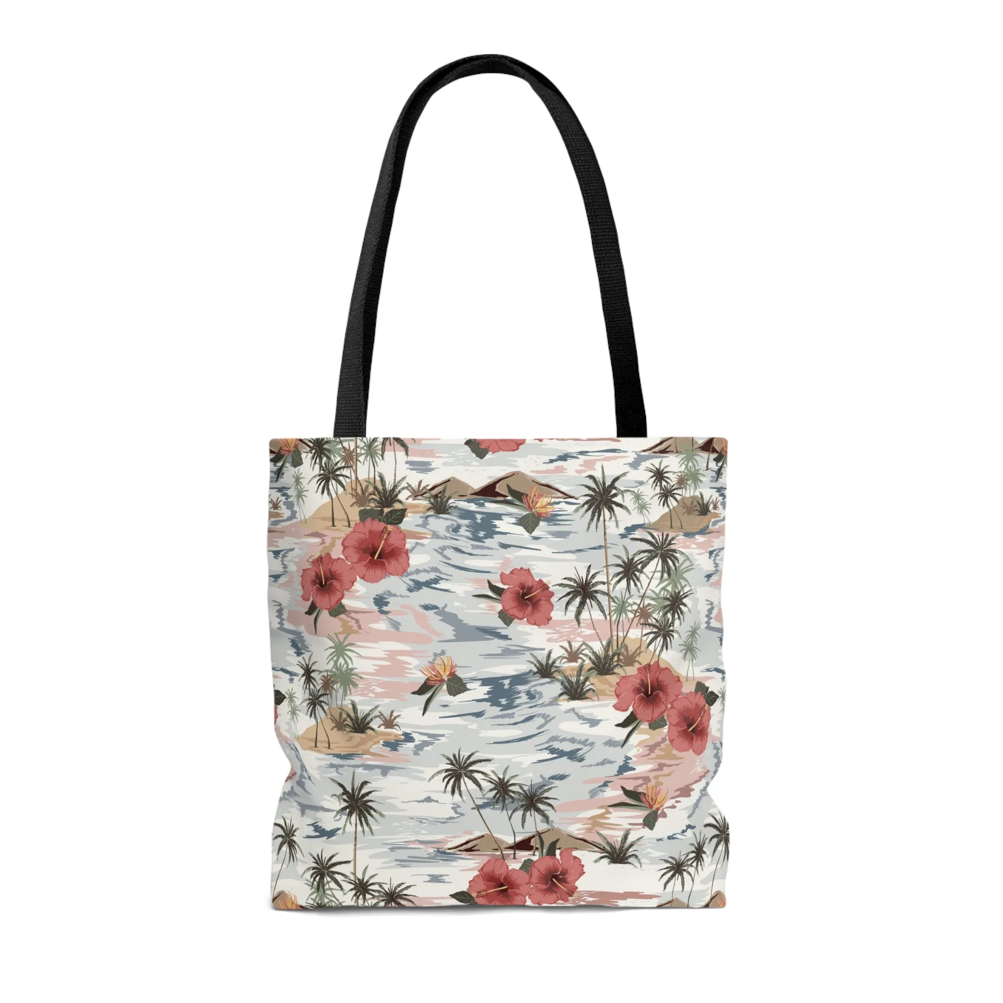 Tropical Print Tote Bag