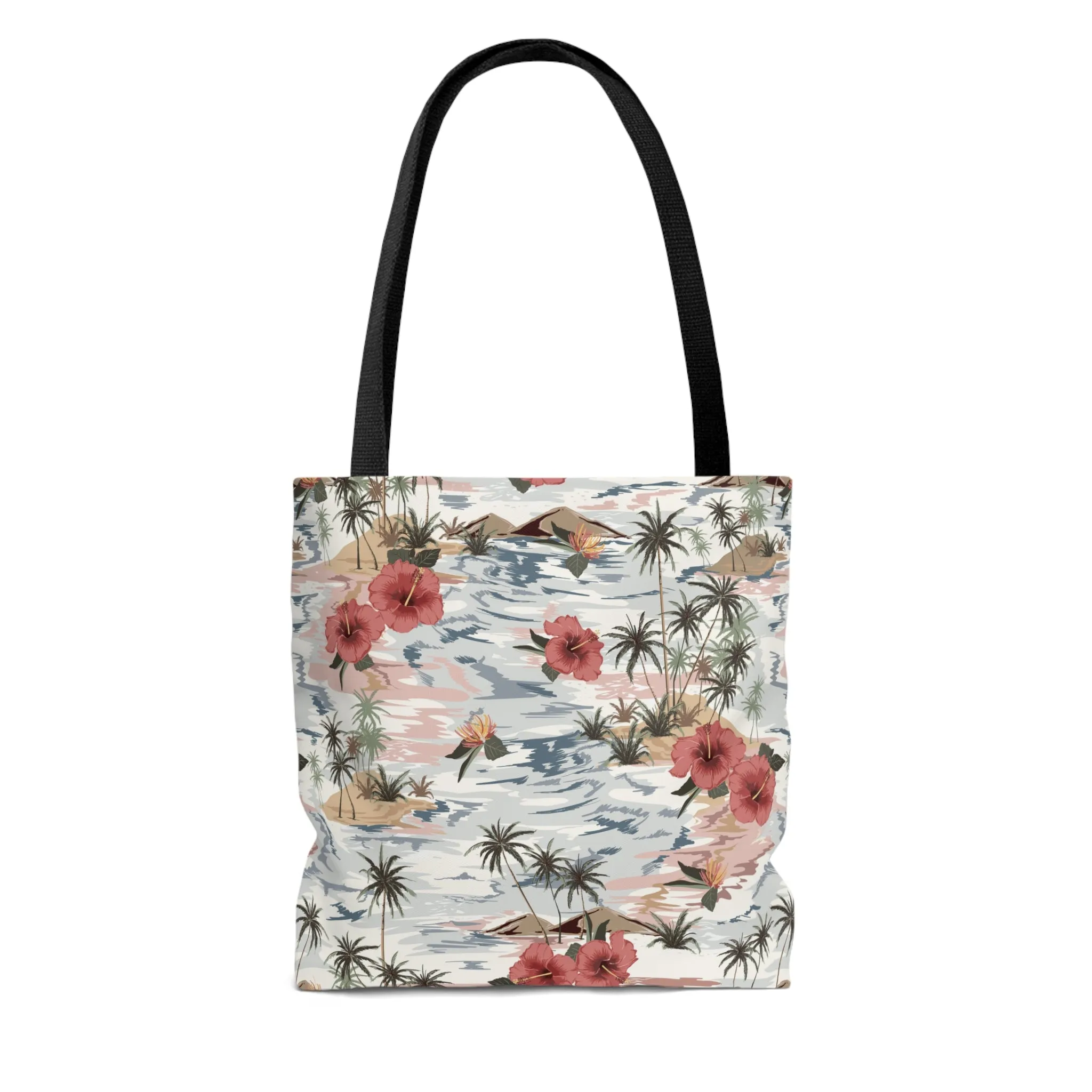 Tropical Print Tote Bag