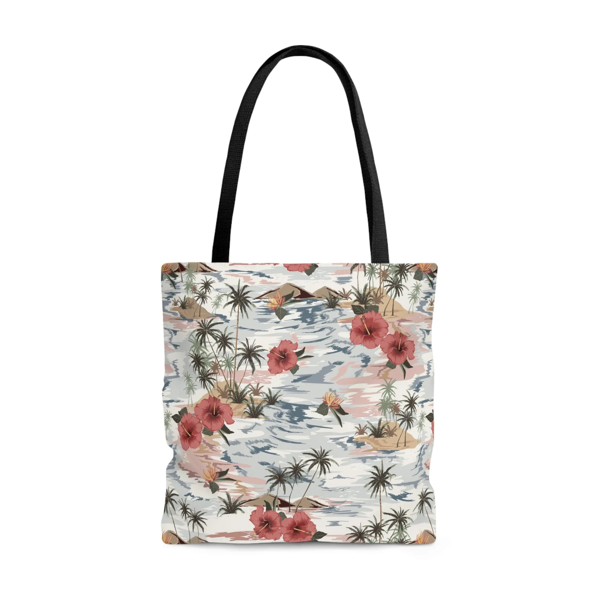 Tropical Print Tote Bag