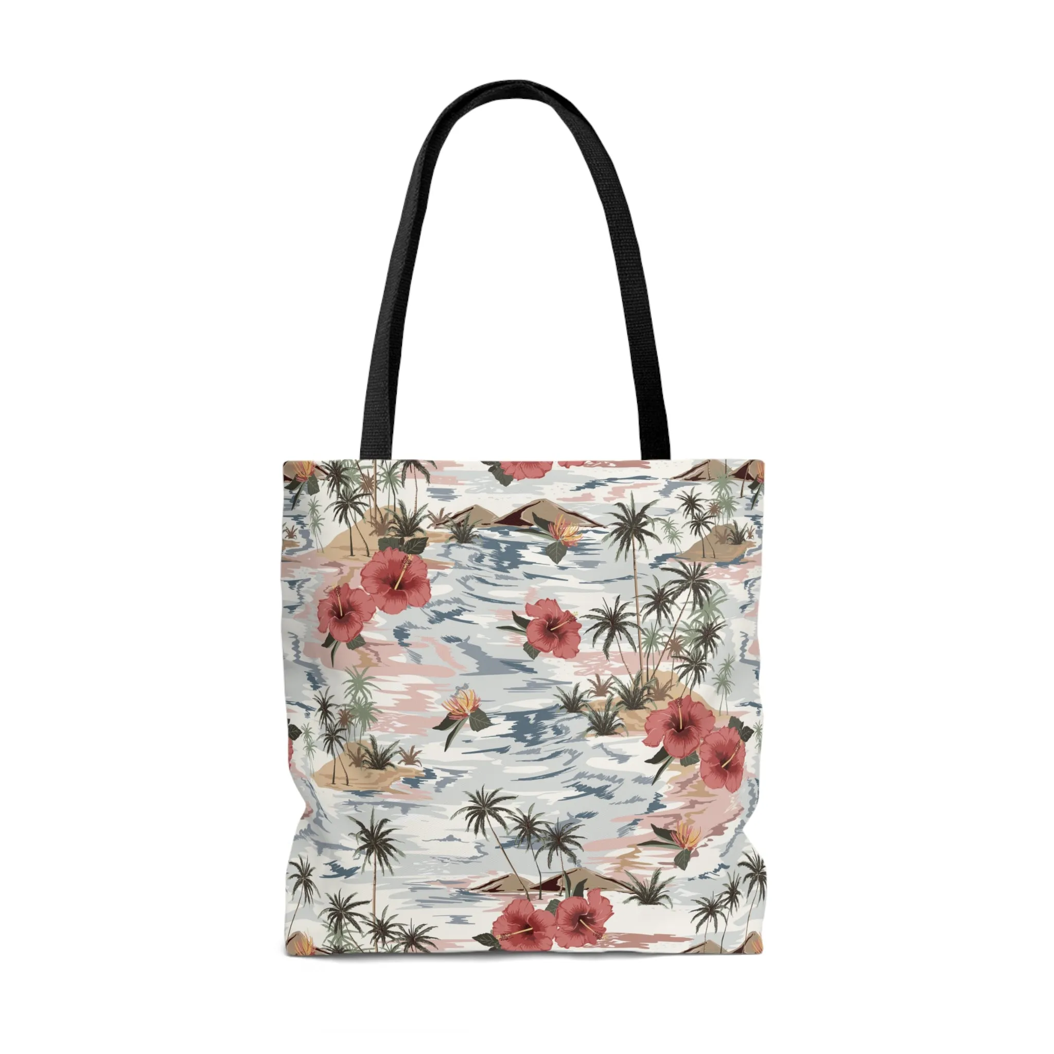 Tropical Print Tote Bag