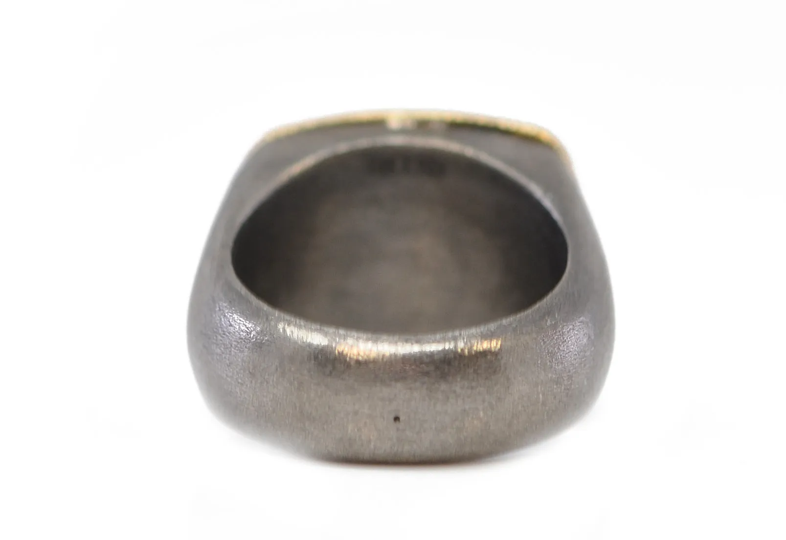 TURKISH CHALCEDONY SIGNET RING