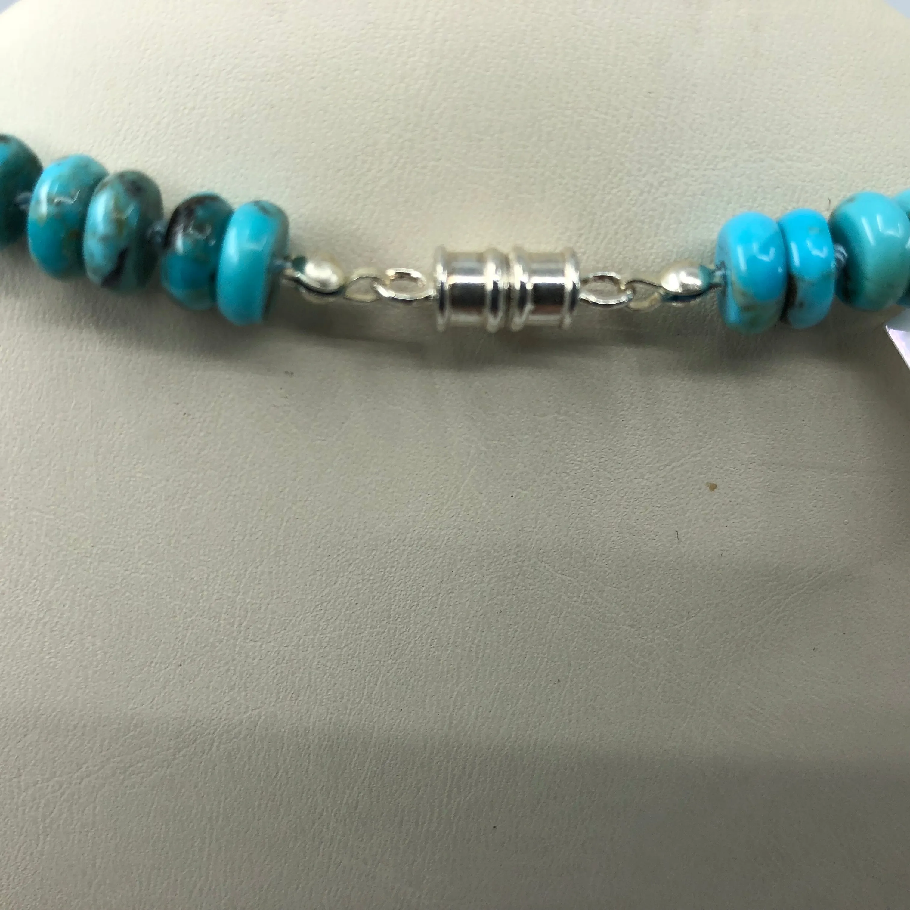 Turquoise and Sterling Necklace and Earrings
