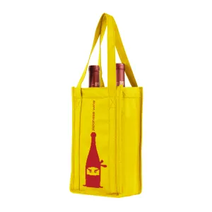 Two bottle Wine Tote, Double Layered *Fully Customizable*