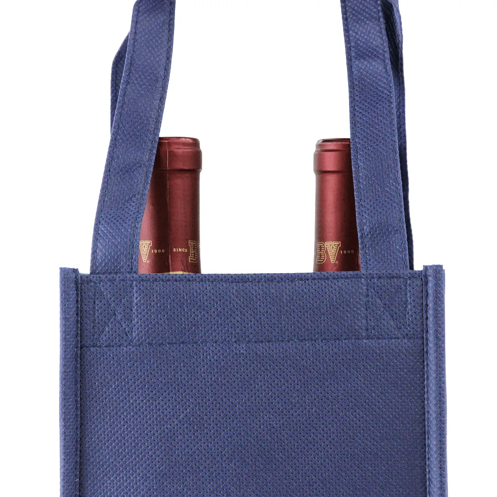 Two bottle Wine Tote, Double Layered Premium Plus *Fully Customizable*