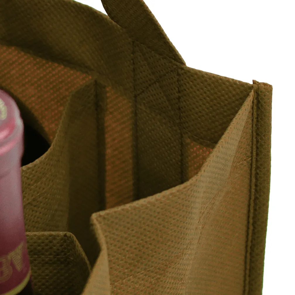 Two bottle Wine Tote, Reinforced Handles *Fully Customizable*