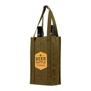 Two bottle Wine Tote, Reinforced Handles *Fully Customizable*