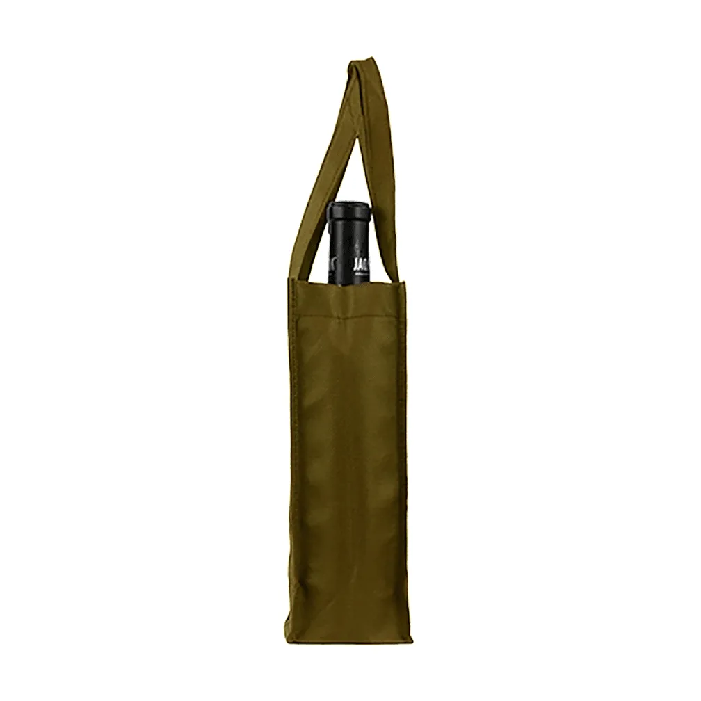 Two bottle Wine Tote, Reinforced Handles *Fully Customizable*