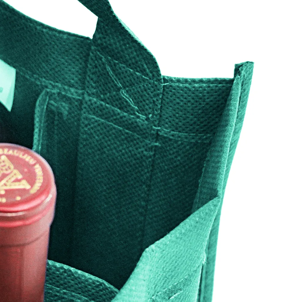 Two bottle Wine Tote, Reverse Reinforced Handles *Fully Customizable*