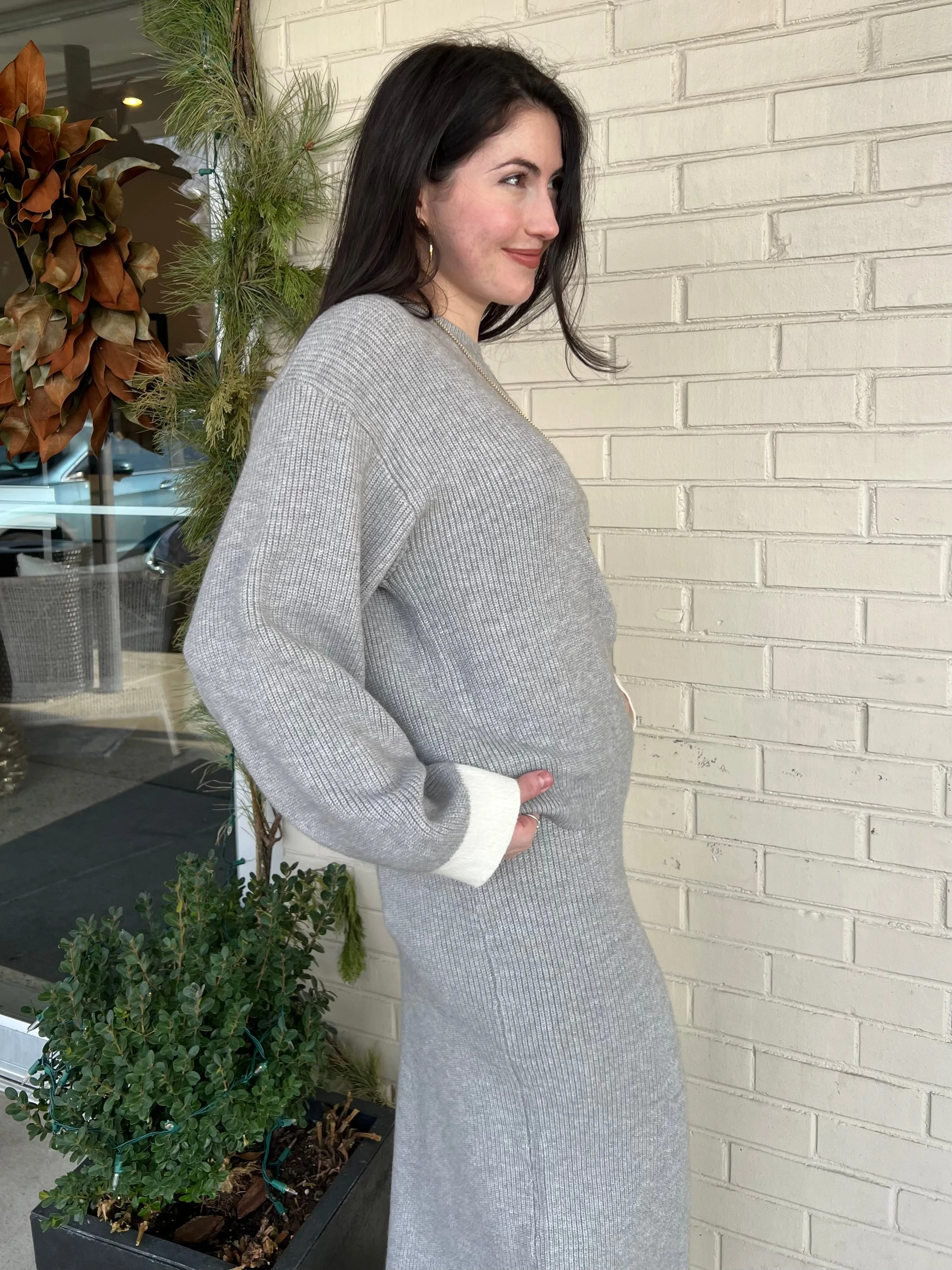 Two Sided Colorblock Sweater
