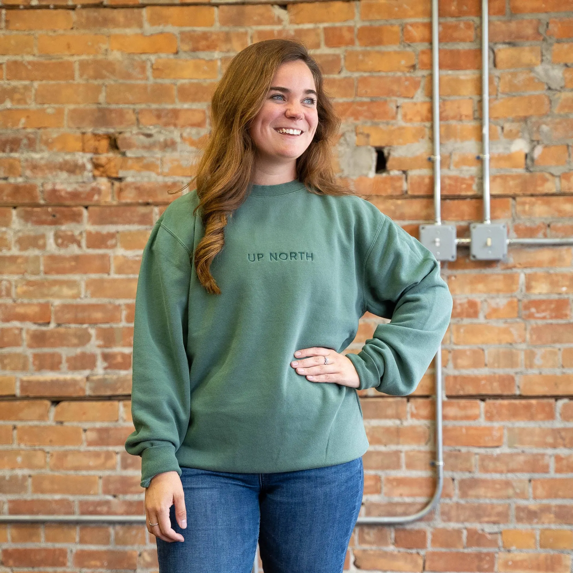 Up North Embroidered Sweatshirt