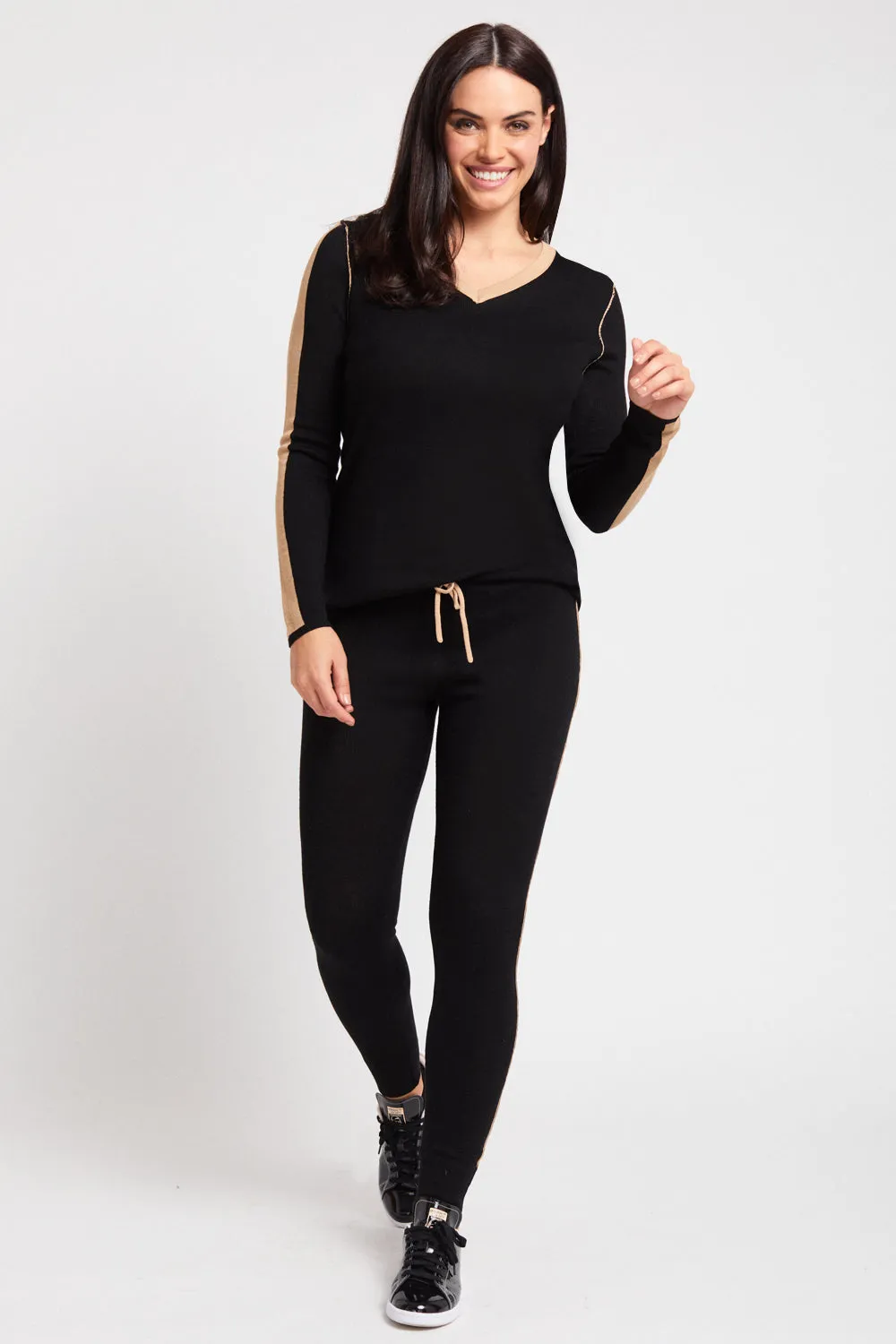 V-Neck Colorblock - Shadow Knits: FINAL SALE