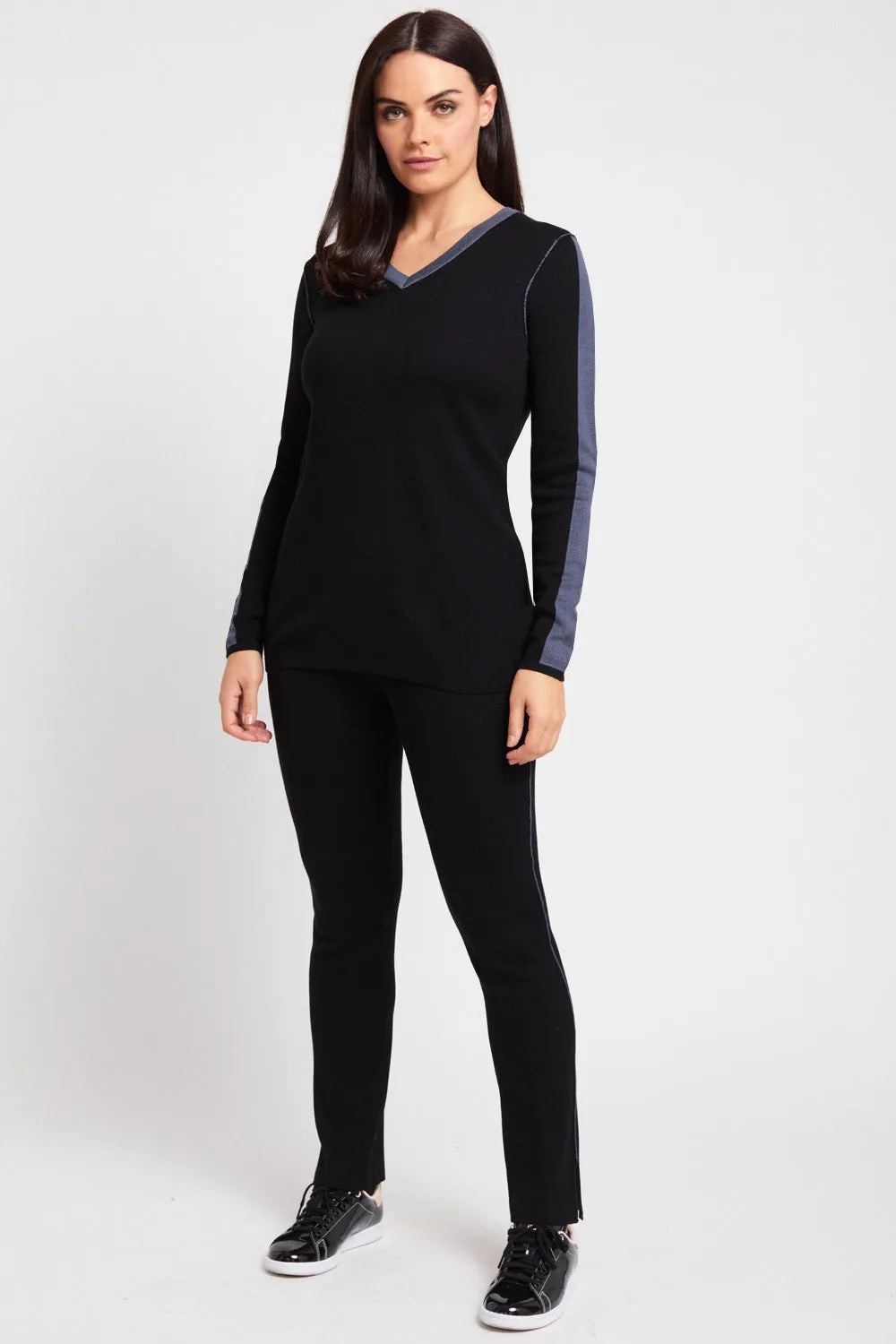 V-Neck Colorblock - Shadow Knits: FINAL SALE