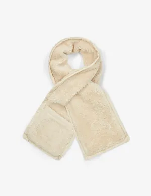 Vesta Sherpa Pocket Scarf - Sandshell