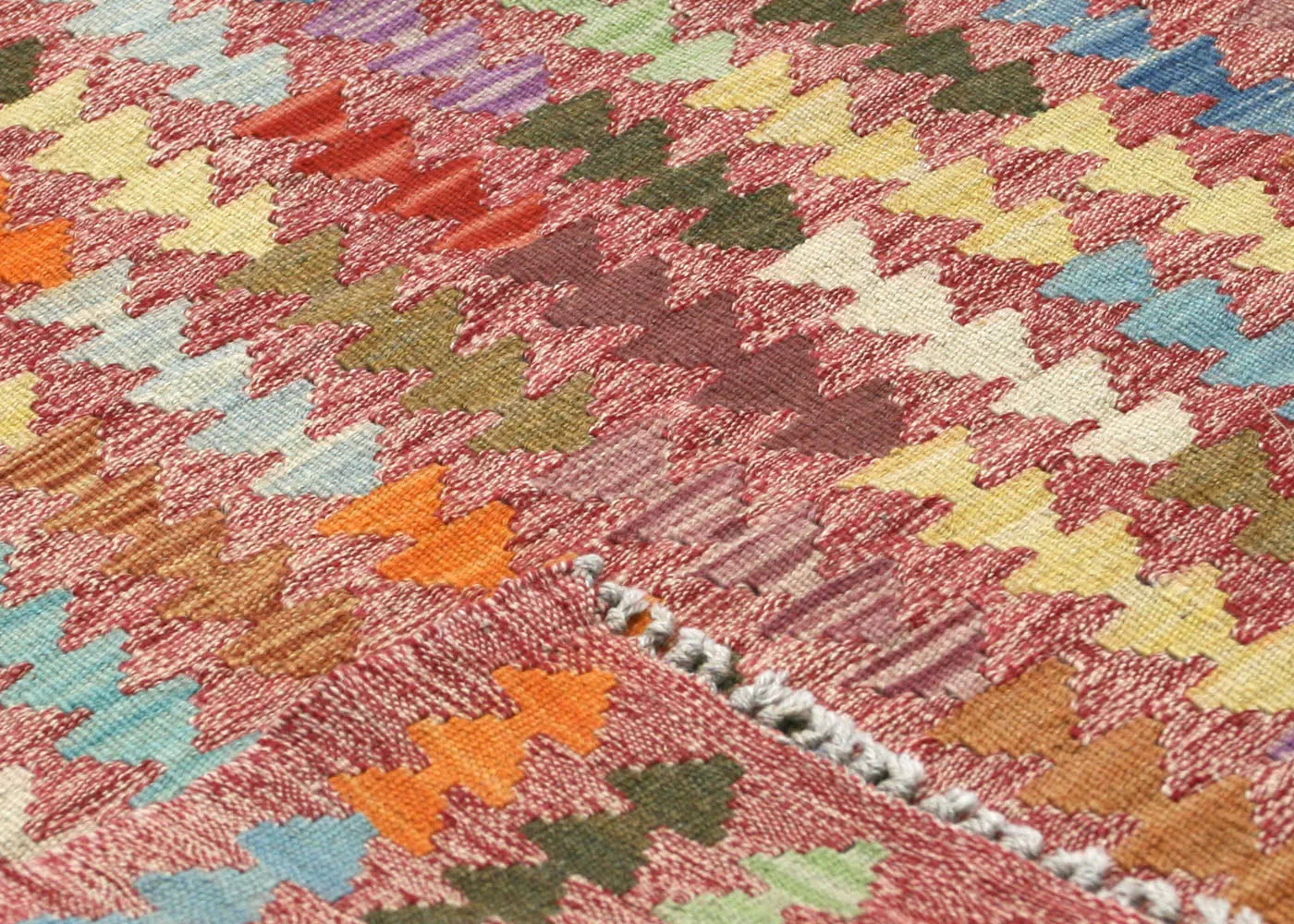 Vintage Afghan Maimana Kilim - 7'2" x 9'6"