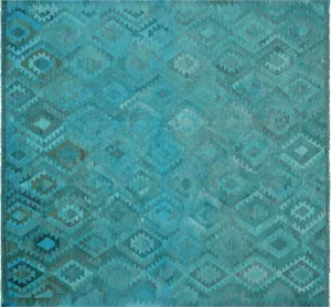 Vintage Afghan Maimana Kilim - 9'1" x 9'9"