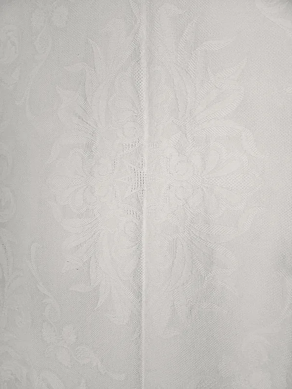Vintage Cotton Woven Blanket from the 1950s