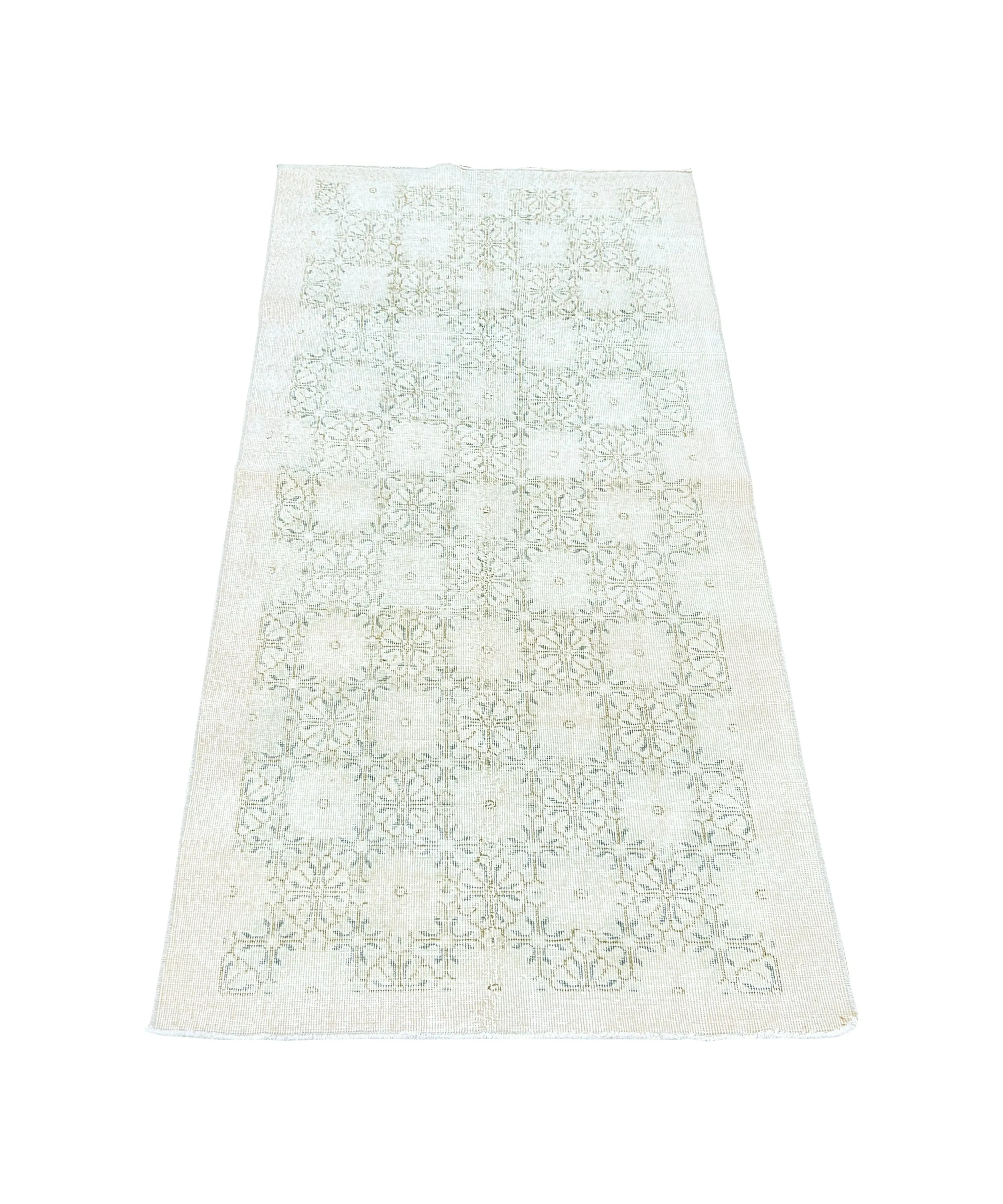 Vintage Hand Knotted Wool Rug, 3'-8" x 6'3"