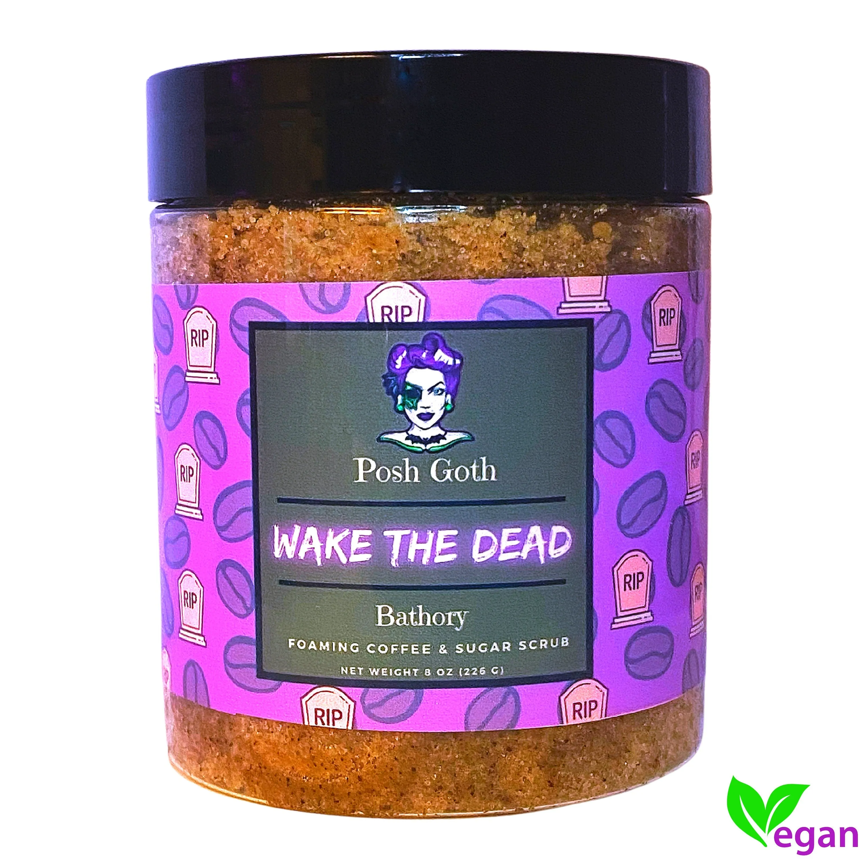 WAKE THE DEAD Foaming Coffee Scented Sugar Scrub