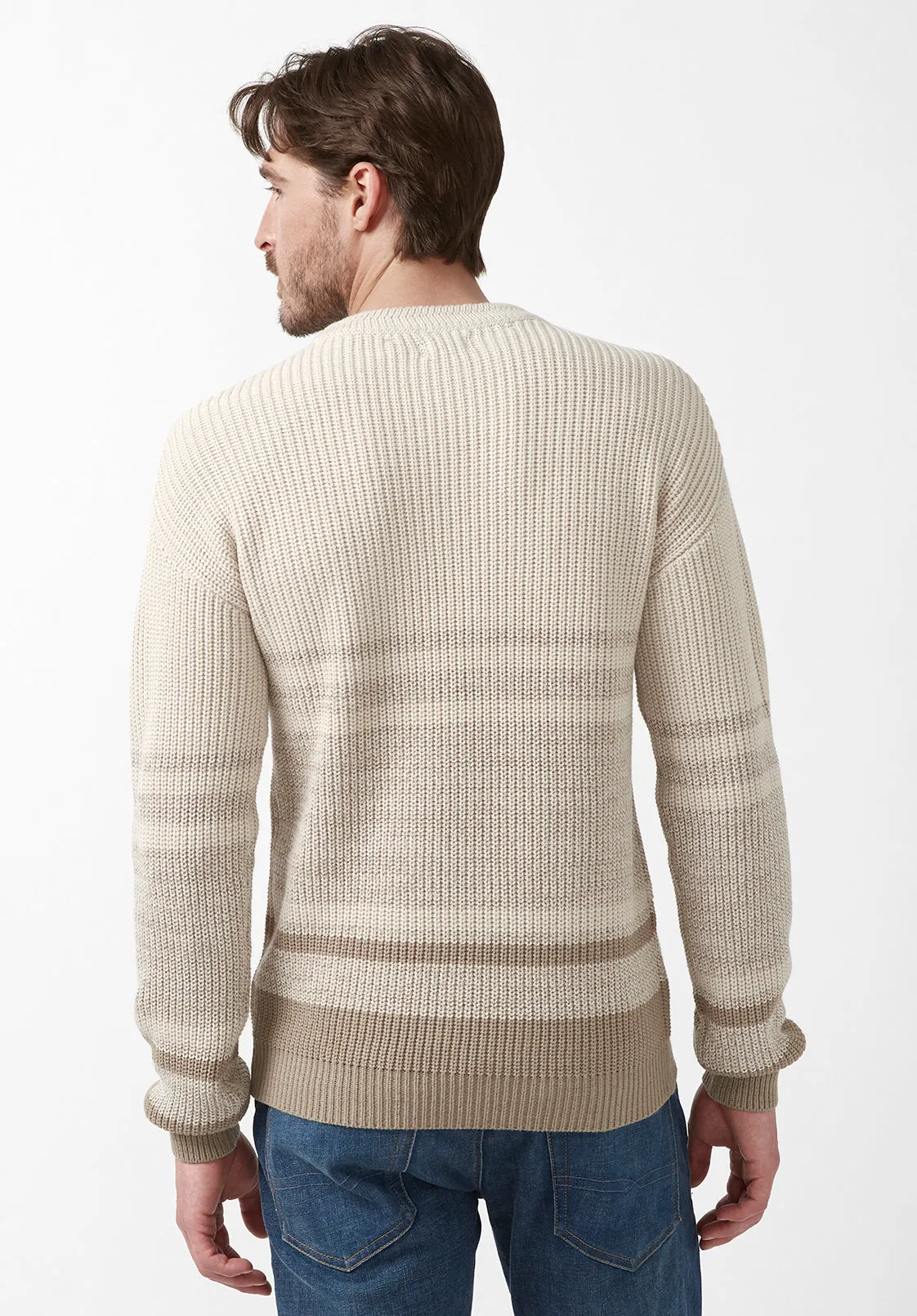 Walima Men’s Sweater in Beige - BM24058