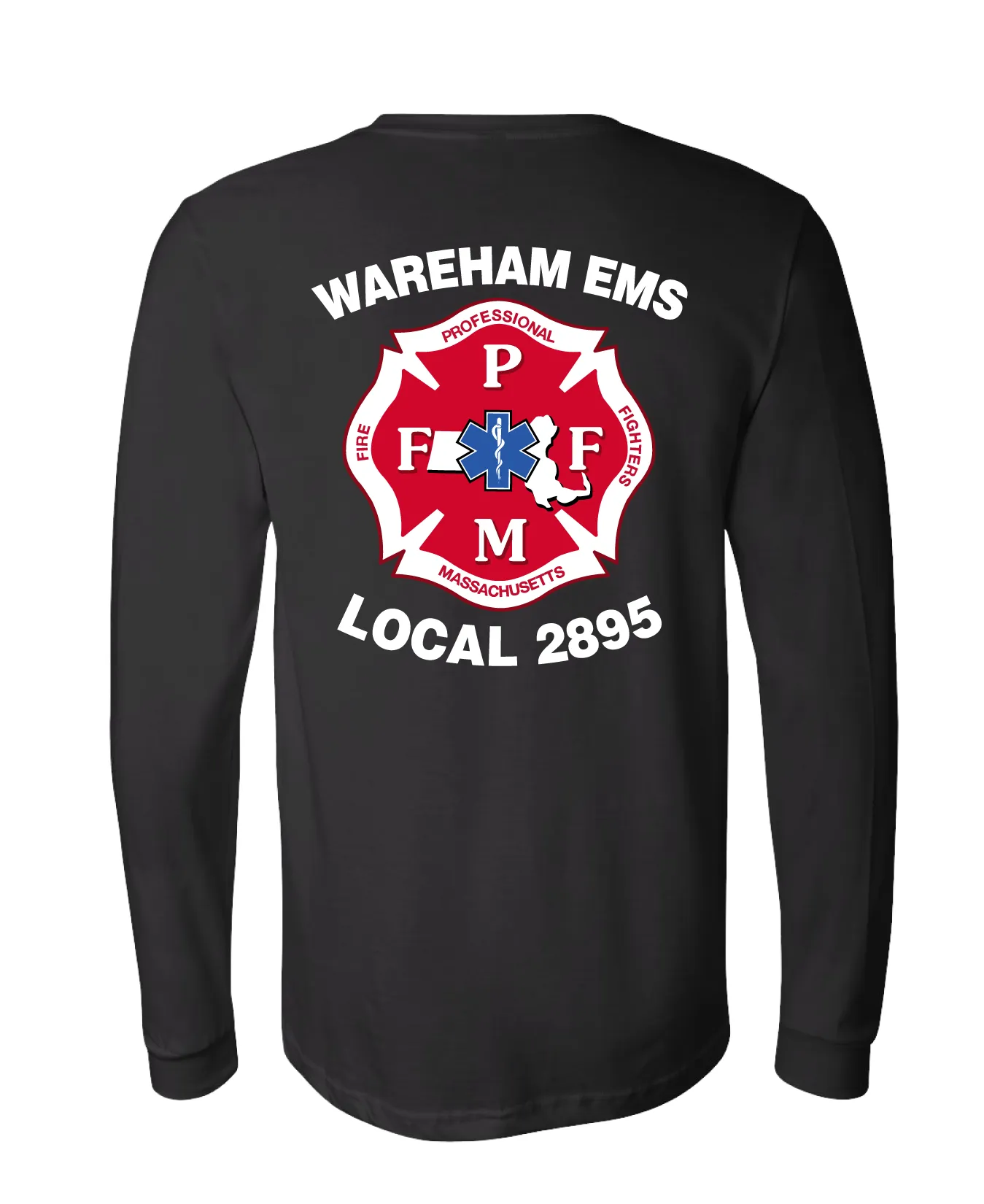 Wareham EMS Comfort Unisex Cotton LS Tee - Local 2895