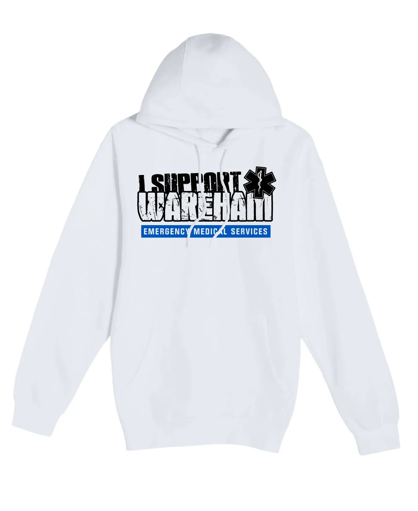 Wareham EMS Comfort Unisex Hooded Sweatshirt - American Flag