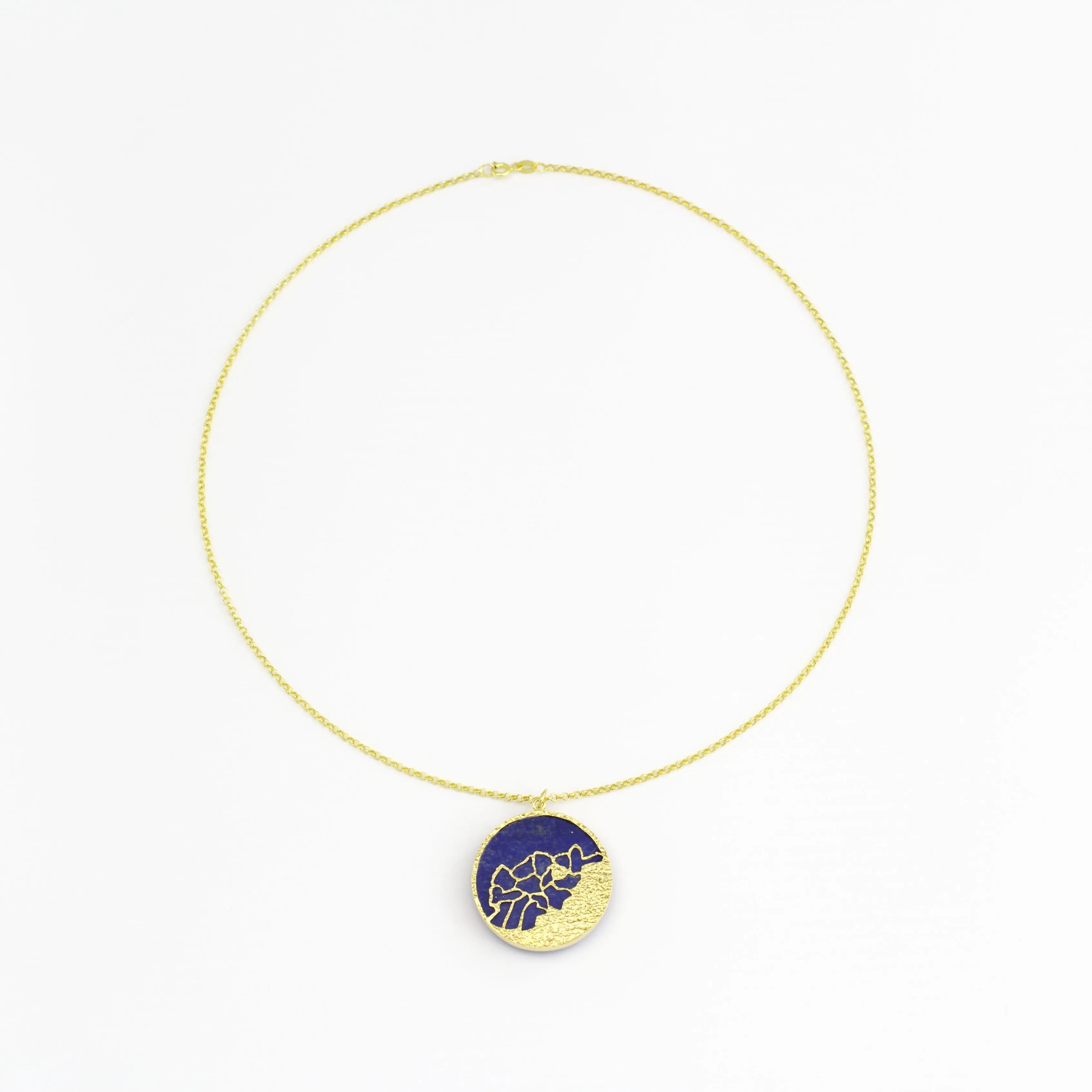Watan Pendant-Double Sided Lapis
