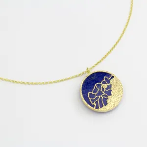 Watan Pendant-Double Sided Lapis