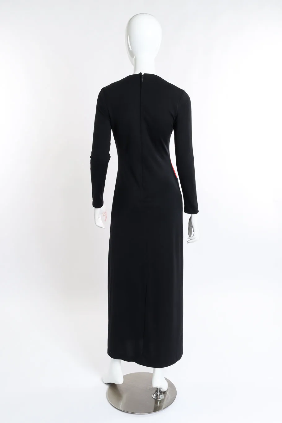 Wavy Block Jersey Dress