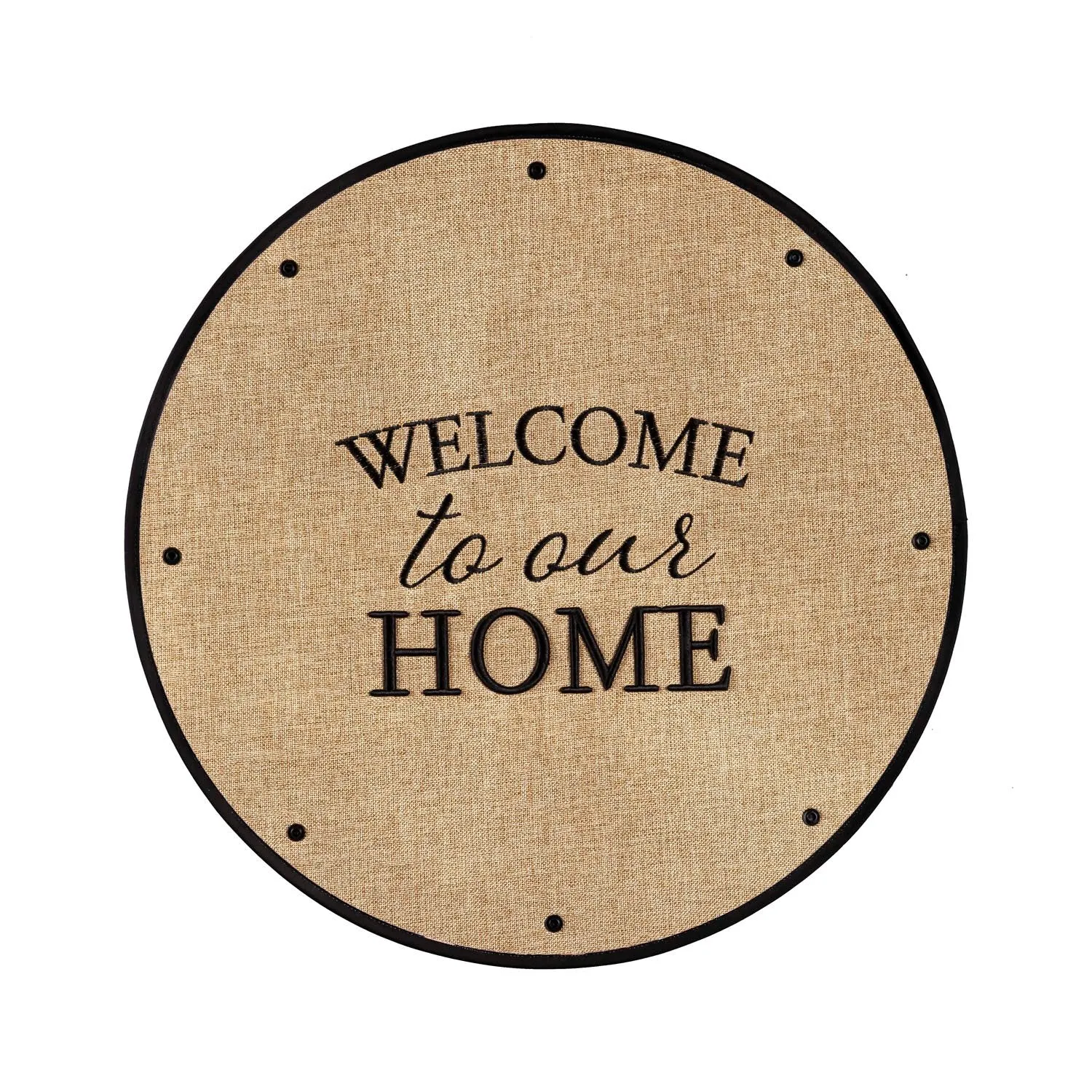Welcome to Our Home Sassafras Switchable Door Décor Insert,2idi1823