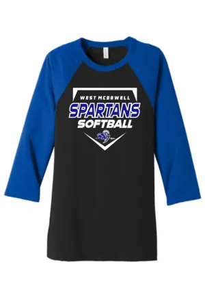 West McDowell Softball Raglan