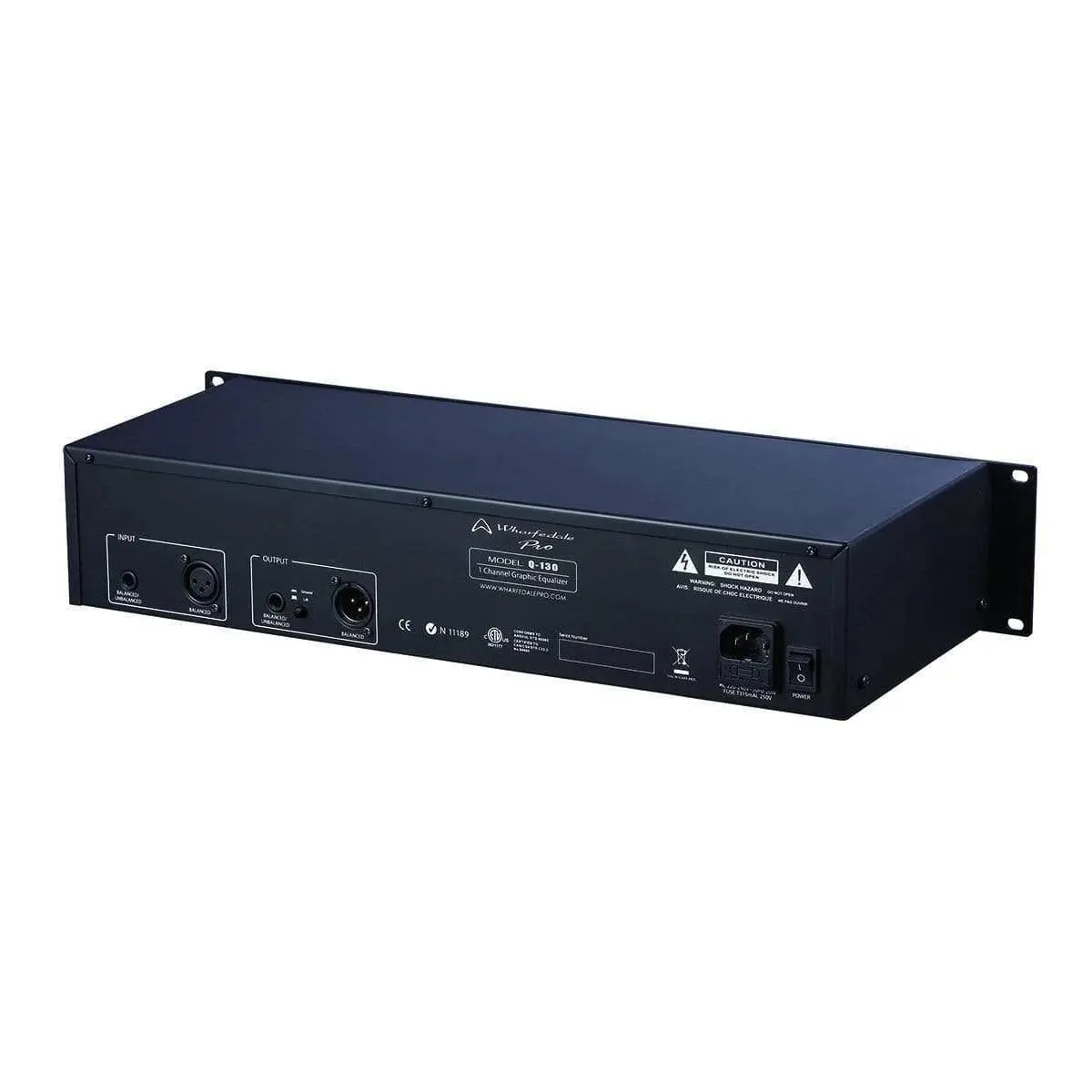 Wharfedale Pro Q130 Equalizer Graphic 30 BAND 1/3 Octave (Discontinued)