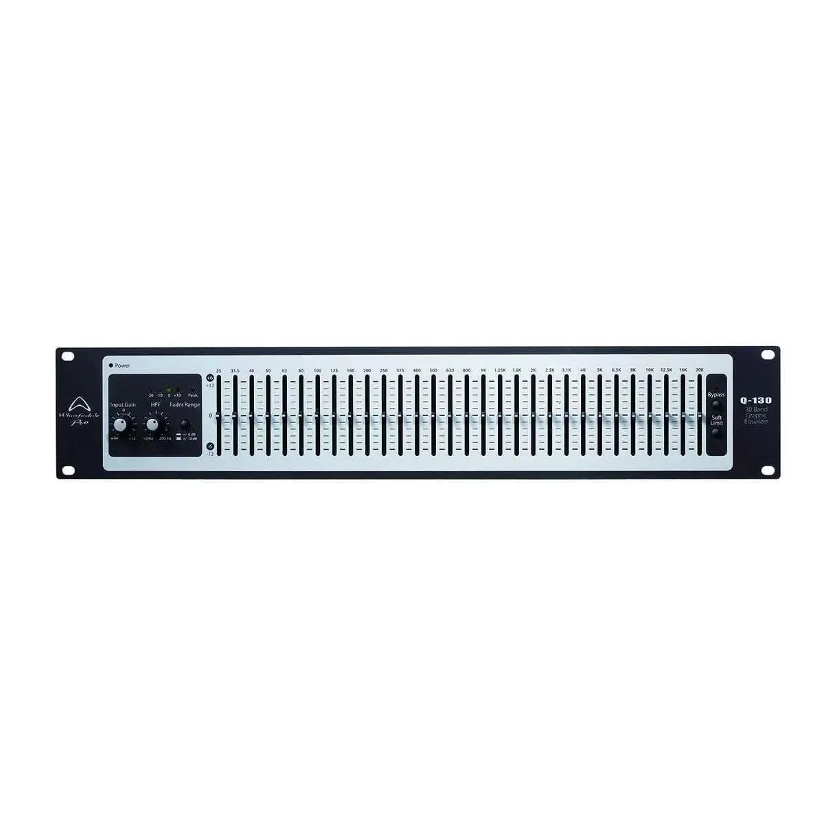 Wharfedale Pro Q130 Equalizer Graphic 30 BAND 1/3 Octave (Discontinued)