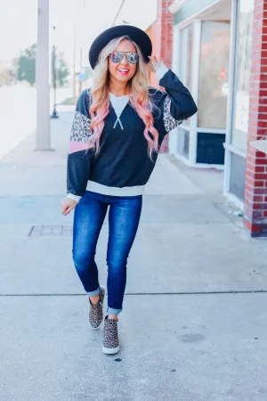 What You Want Colorblock Pullover