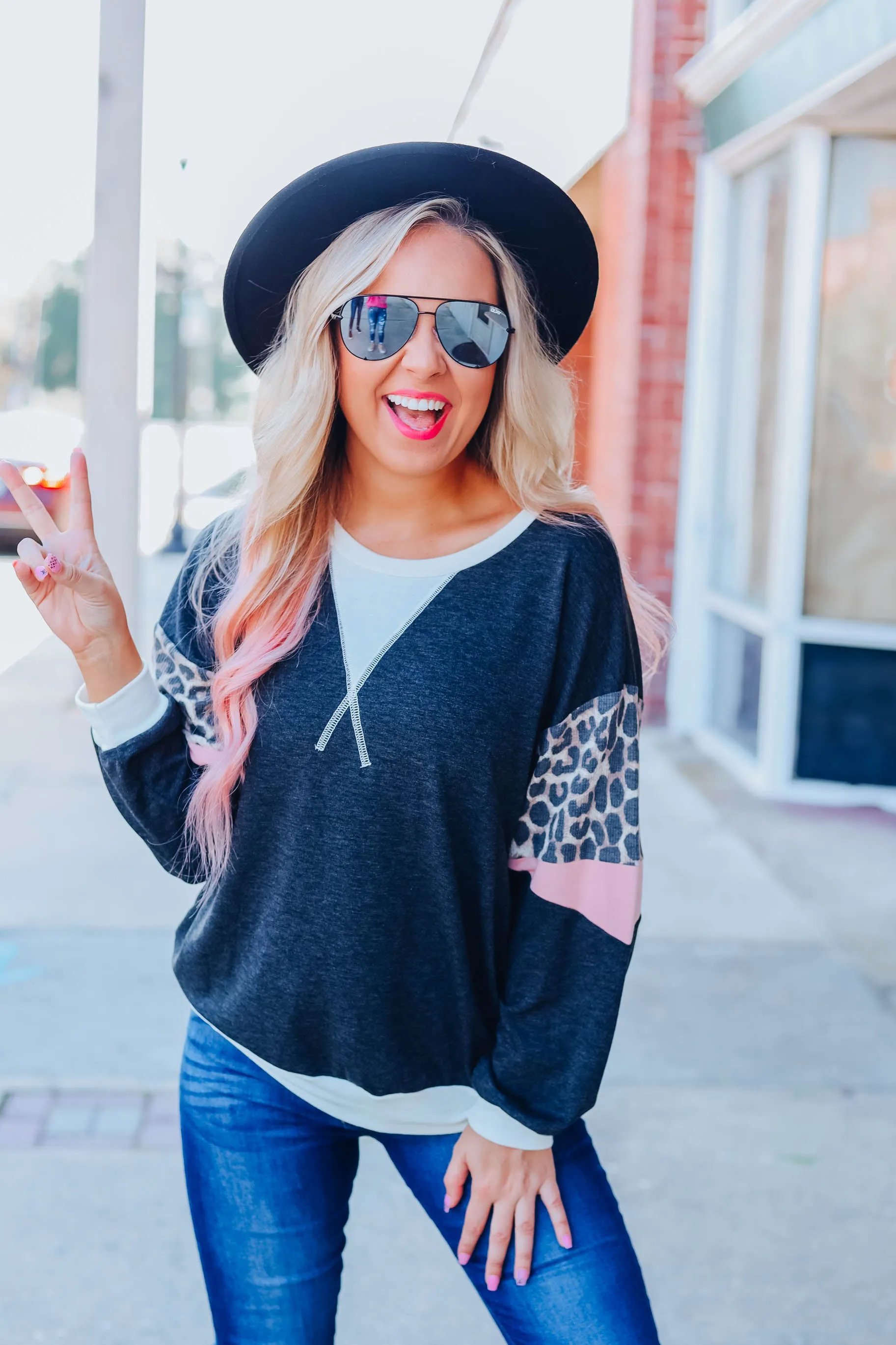 What You Want Colorblock Pullover
