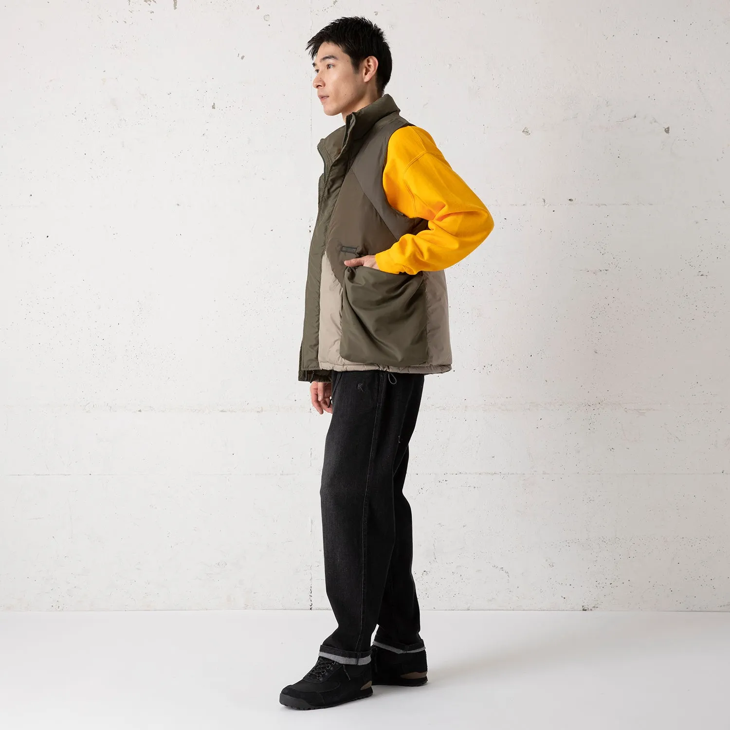 WILDERNESS EXPERIENCE | ウィルダネスエクスペリエンス　Switchable batting vest