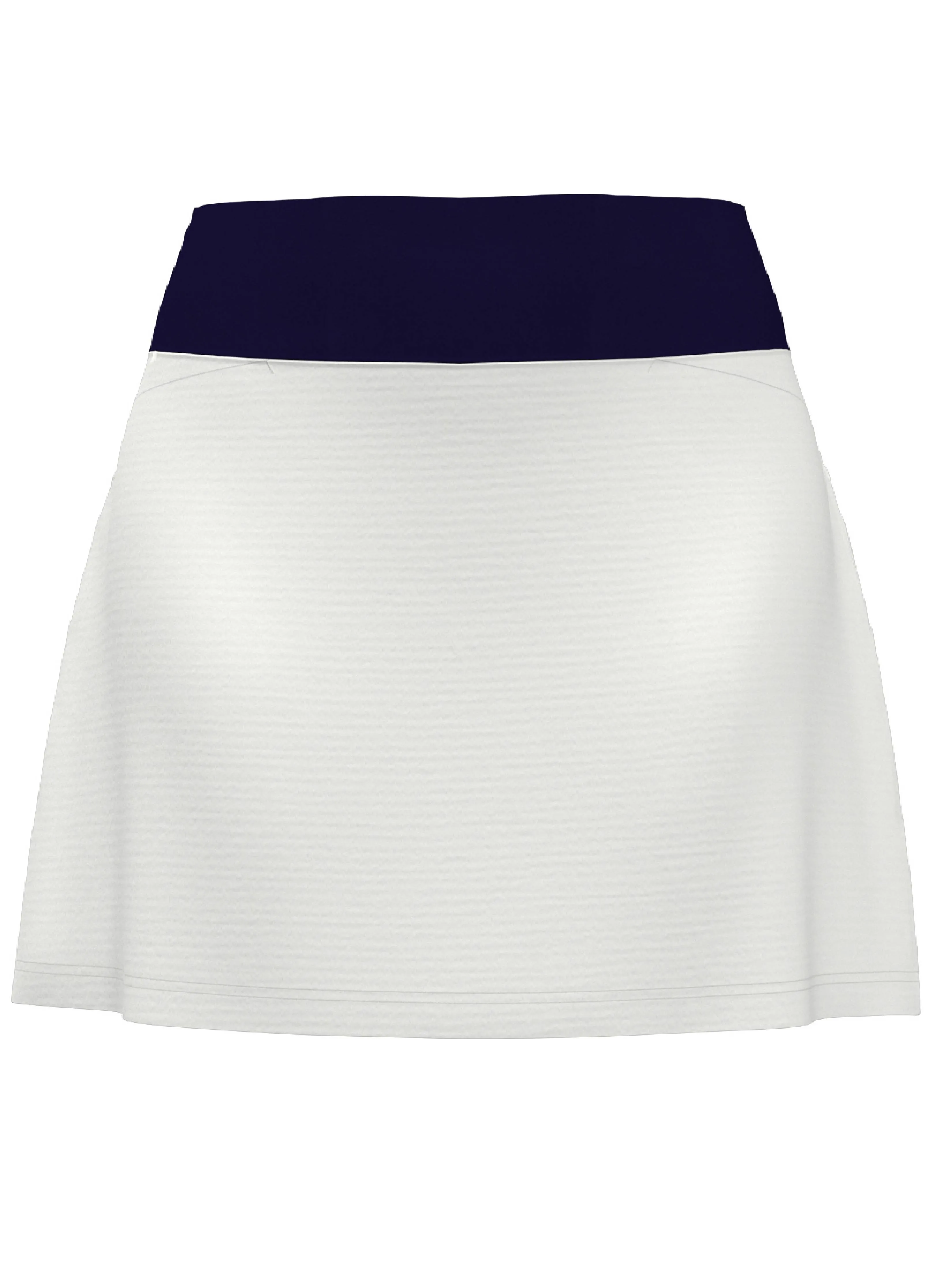 Womens 17" High Waist Color Block with Back Pleats