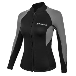 Women's 2mm Hydrophobe Neoprene Top Zip Front