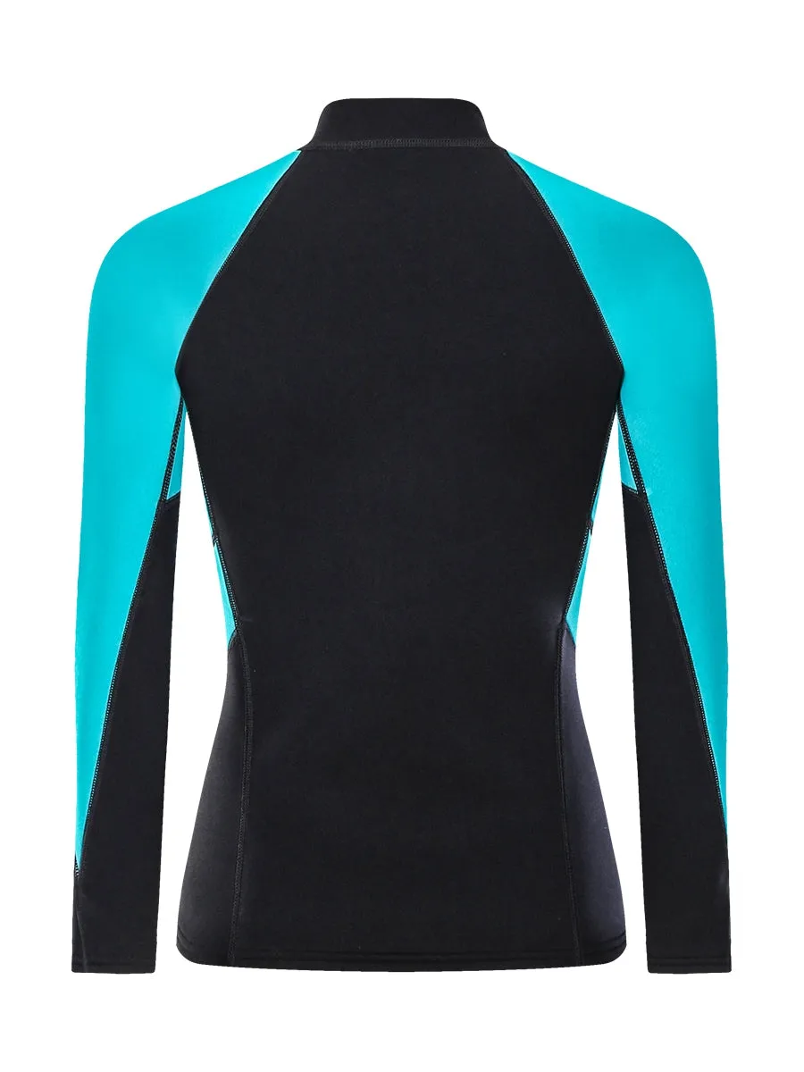 Women's 2mm Hydrophobe Neoprene Top Zip Front