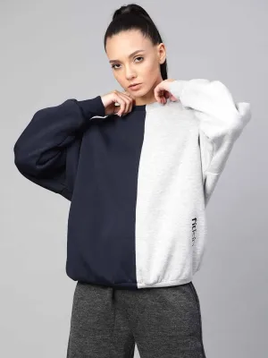 Women's Fleece Winter Colorblock Sweatshirt