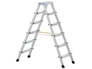 Zarges Anodised Double Sided Steps Open1.19M 2 X 5 Rungs